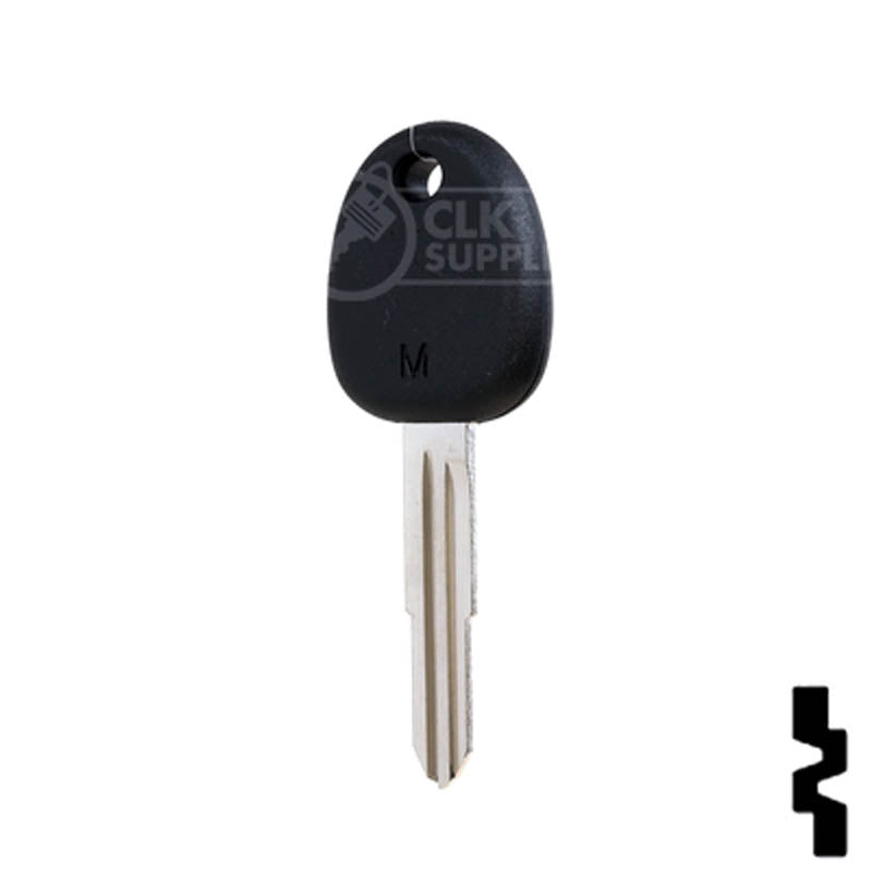 Uncut Transponder Key Blank | Hyundai | HY022-PT Automotive Key LockVoy