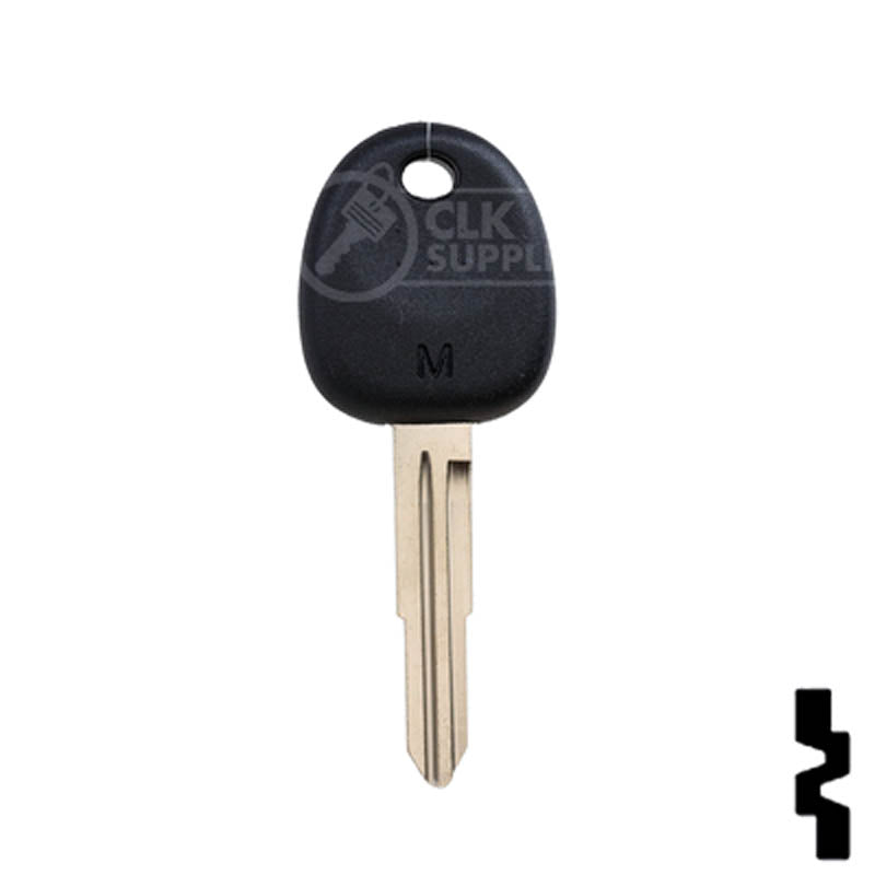 Uncut Transponder Key Blank | Hyundai | HY022-PT Automotive Key LockVoy