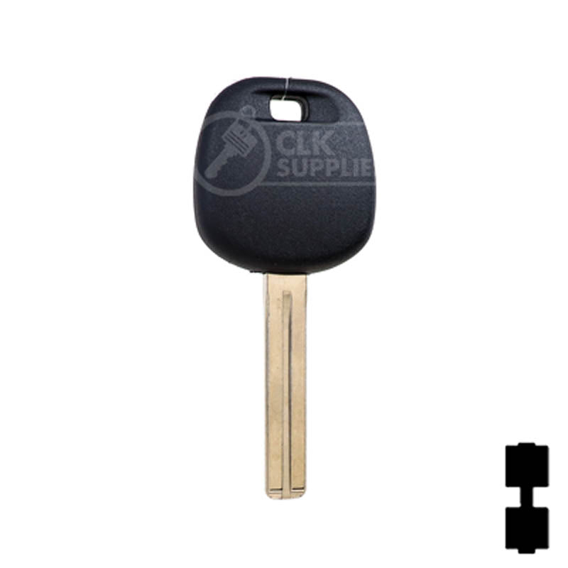 Uncut Transponder Key Blank | Hyundai | Kia | HY20-PT Automotive Key LockVoy