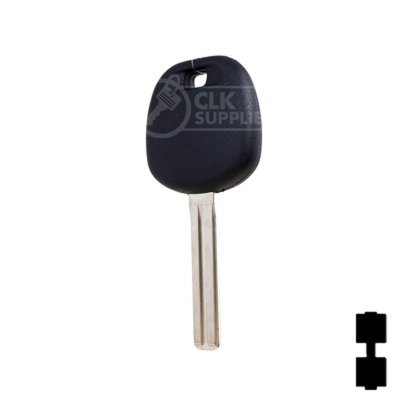 Uncut Transponder Key Blank | Hyundai | Kia | HY20-PT Automotive Key LockVoy