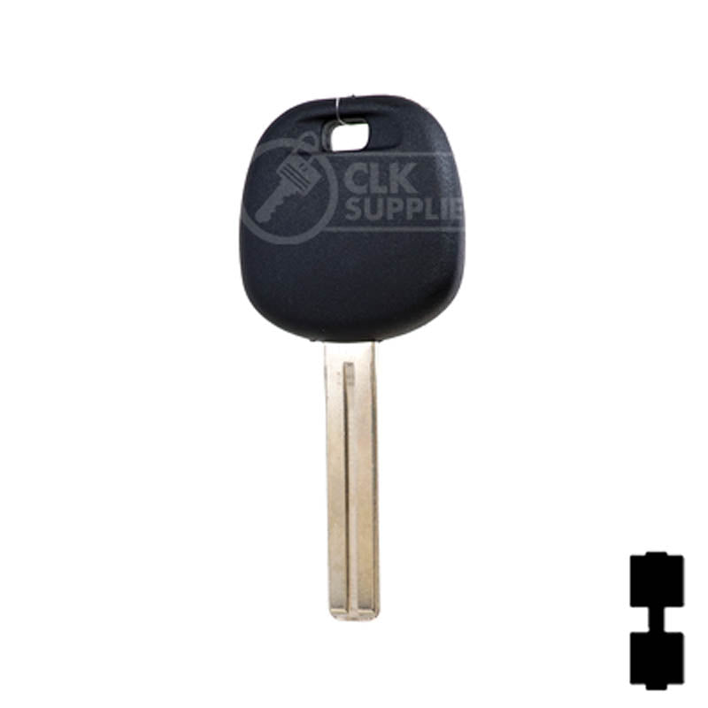 Uncut Transponder Key Blank | Hyundai | Kia | HY20-PT Automotive Key LockVoy
