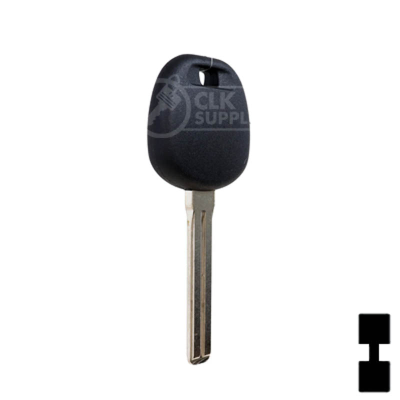 Uncut Transponder Key Blank | Kia | KK7-PT Automotive Key LockVoy