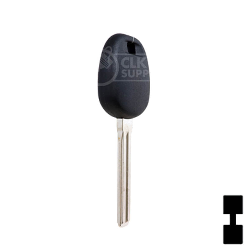 Uncut Transponder Key Blank | Kia | KK7-PT Automotive Key LockVoy