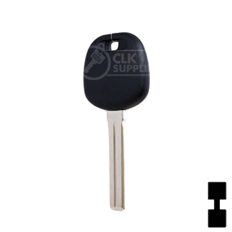 Uncut Transponder Key Blank | Kia | KK7-PT Automotive Key LockVoy