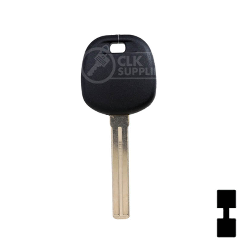 Uncut Transponder Key Blank | Kia | KK7-PT Automotive Key LockVoy