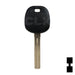 Uncut Transponder Key Blank | Kia | KK9-PT Automotive Key LockVoy
