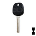 Uncut Transponder Key Blank | Kia | KK9-PT Automotive Key LockVoy