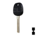 Uncut Transponder Key Blank | Kia | KK9-PT Automotive Key LockVoy