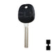 Uncut Transponder Key Blank | Kia | KK9-PT Automotive Key LockVoy