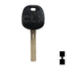 Uncut Transponder Key Blank | Kia | KK9-PT Automotive Key LockVoy