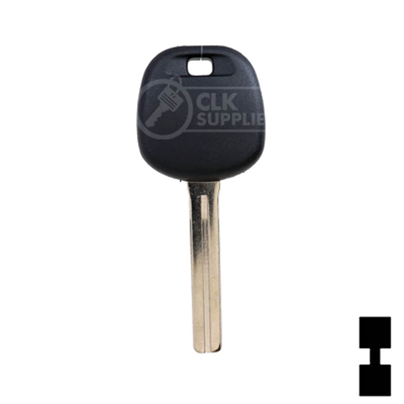 Uncut Transponder Key Blank | Lexus | Long TOY40BT4 Automotive Key LockVoy