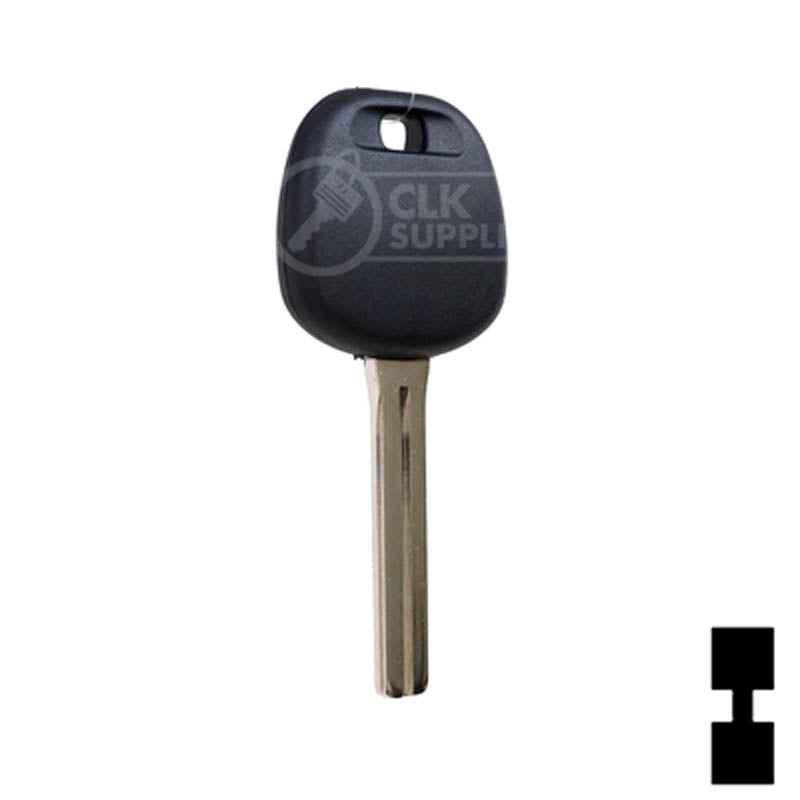 Uncut Transponder Key Blank | Lexus | Long TOY40BT4 Automotive Key LockVoy