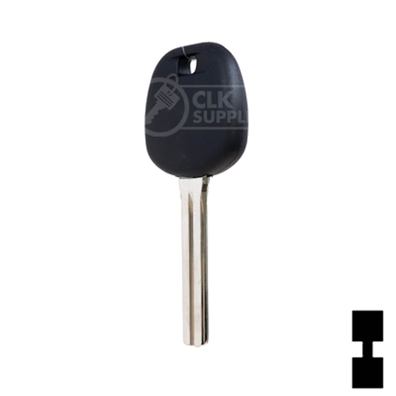 Uncut Transponder Key Blank | Lexus | Long TOY40BT4 Automotive Key LockVoy