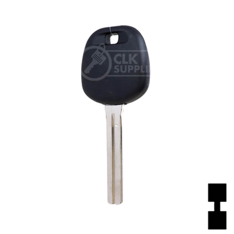 Uncut Transponder Key Blank | Lexus | Long TOY40BT4 Automotive Key LockVoy