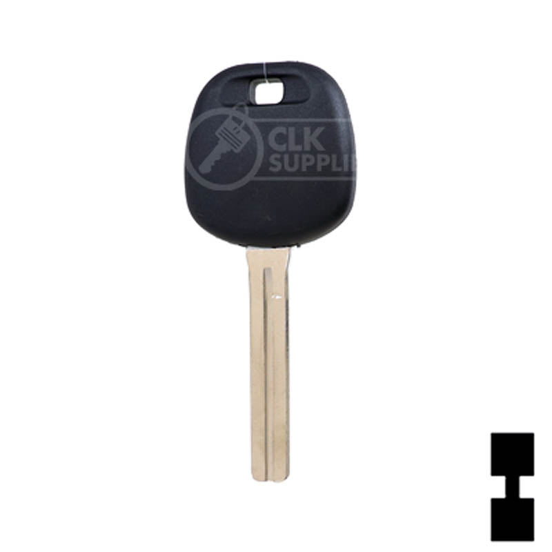Uncut Transponder Key Blank | Lexus | Long TOY40BT4 Automotive Key LockVoy