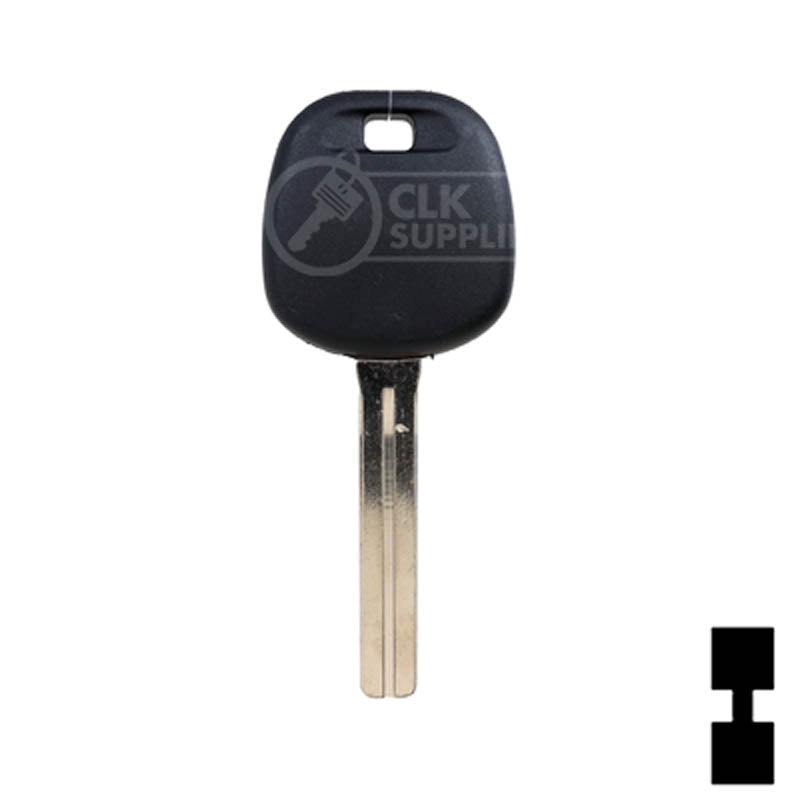 Uncut Transponder Key Blank | Lexus | Long TOY40BT4 Automotive Key LockVoy