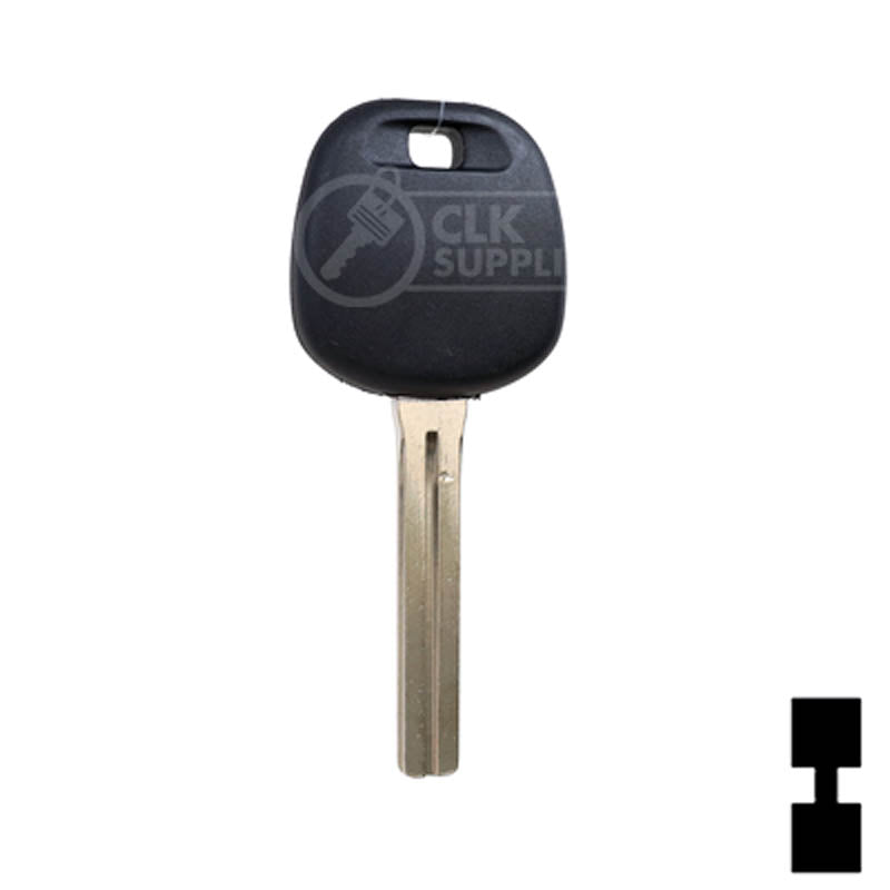 Uncut Transponder Key Blank | Lexus | Long TOY40BT4 Automotive Key LockVoy