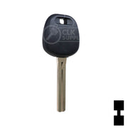Uncut Transponder Key Blank | Lexus | Long TOY40BT4 Automotive Key LockVoy