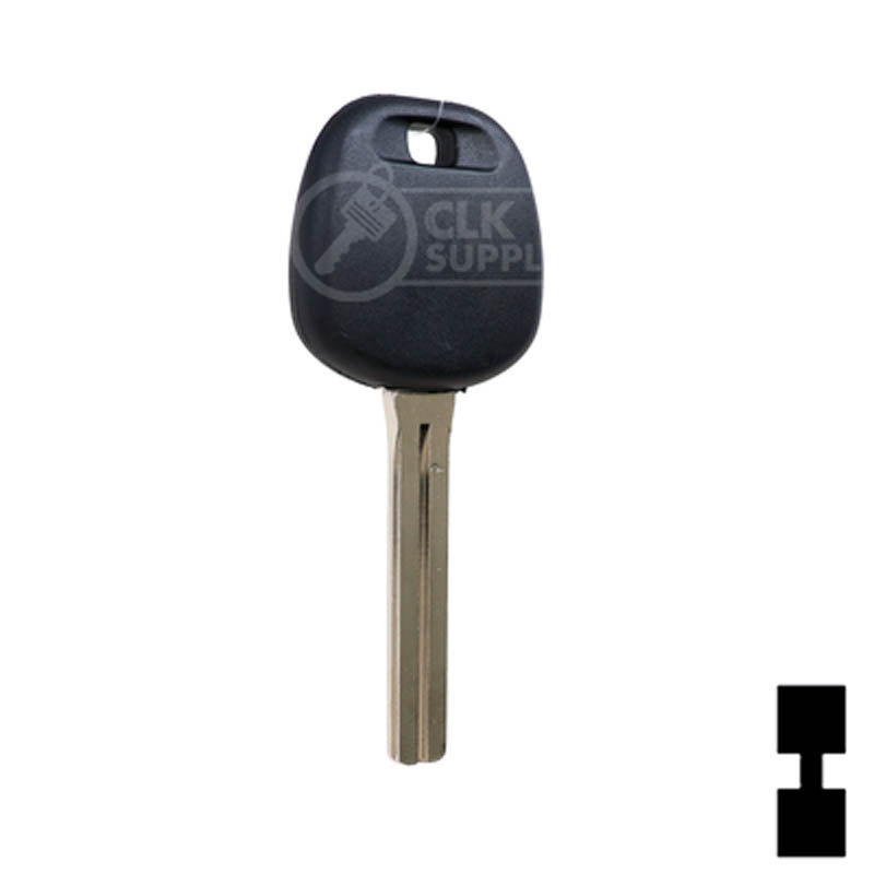 Uncut Transponder Key Blank | Lexus | Long TOY40BT4 Automotive Key LockVoy