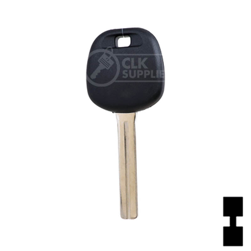Uncut Transponder Key Blank | Lexus | Long TOY40BT4 Automotive Key LockVoy