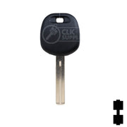 Uncut Transponder Key Blank | Lexus | Short TOY48BT4 Automotive Key LockVoy