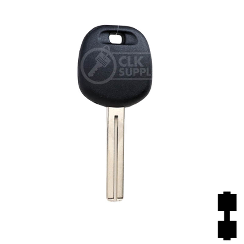Uncut Transponder Key Blank | Lexus | Short TOY48BT4 Automotive Key LockVoy
