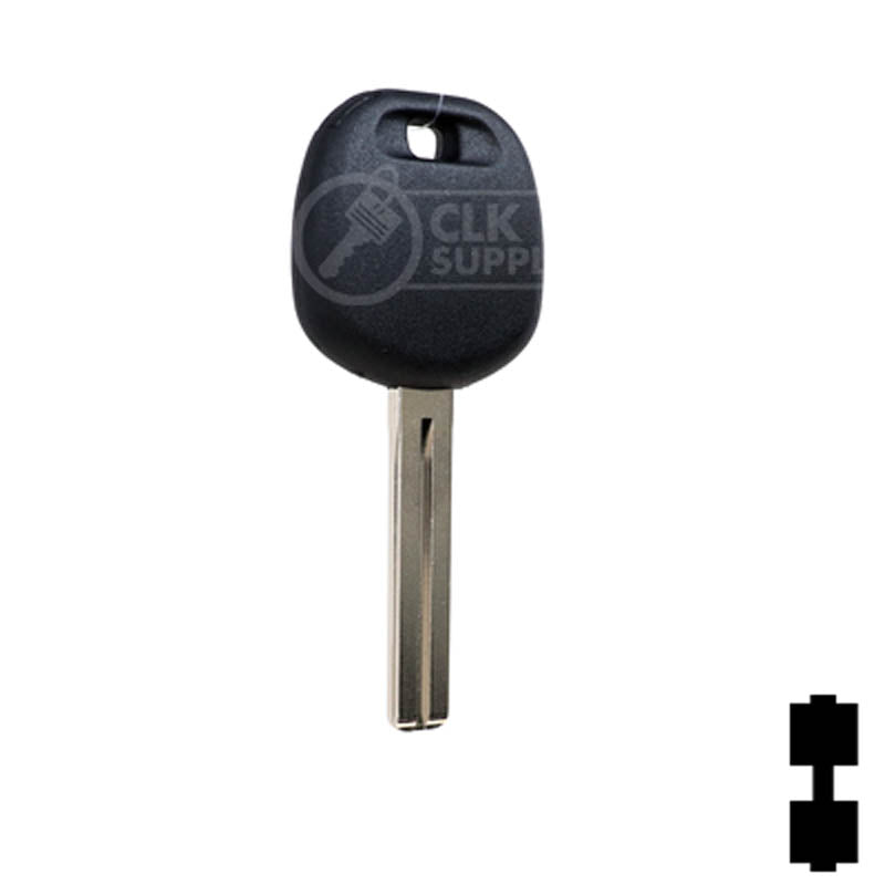 Uncut Transponder Key Blank | Lexus | Short TOY48BT4 Automotive Key LockVoy