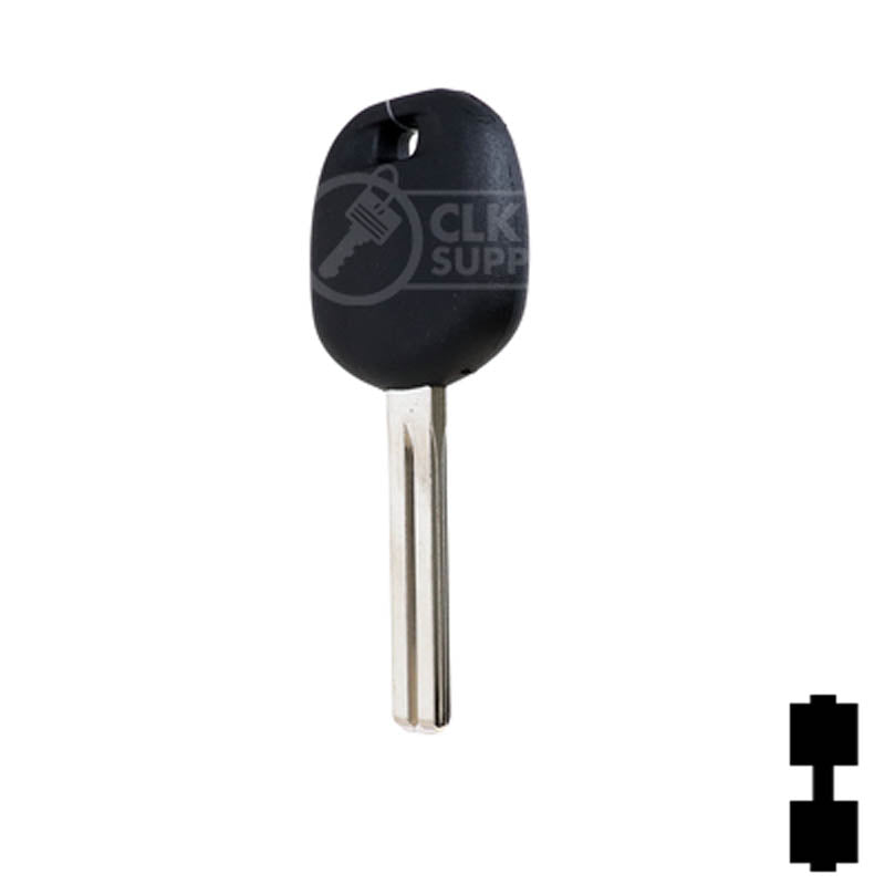 Uncut Transponder Key Blank | Lexus | Short TOY48BT4 Automotive Key LockVoy