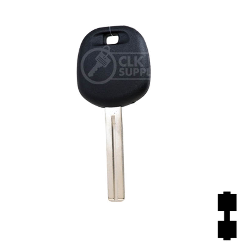 Uncut Transponder Key Blank | Lexus | Short TOY48BT4 Automotive Key LockVoy