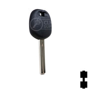 Uncut Transponder Key Blank | Lexus | Short TOY48BT4 Automotive Key LockVoy