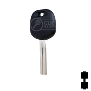 Uncut Transponder Key Blank | Lexus | Short TOY48BT4 Automotive Key LockVoy