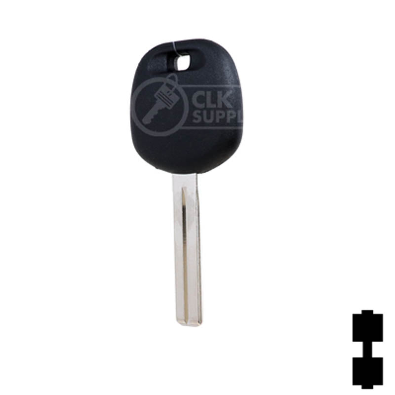 Uncut Transponder Key Blank | Lexus | Short TOY48BT4 Automotive Key LockVoy