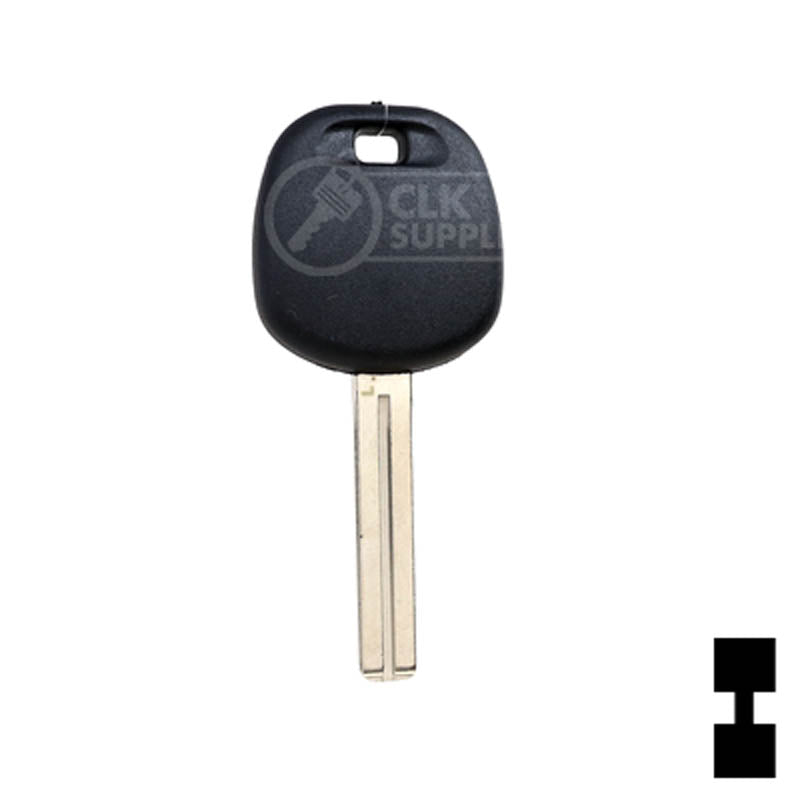 Uncut Transponder Key Blank | Lexus | Short TOY50-PT Automotive Key LockVoy