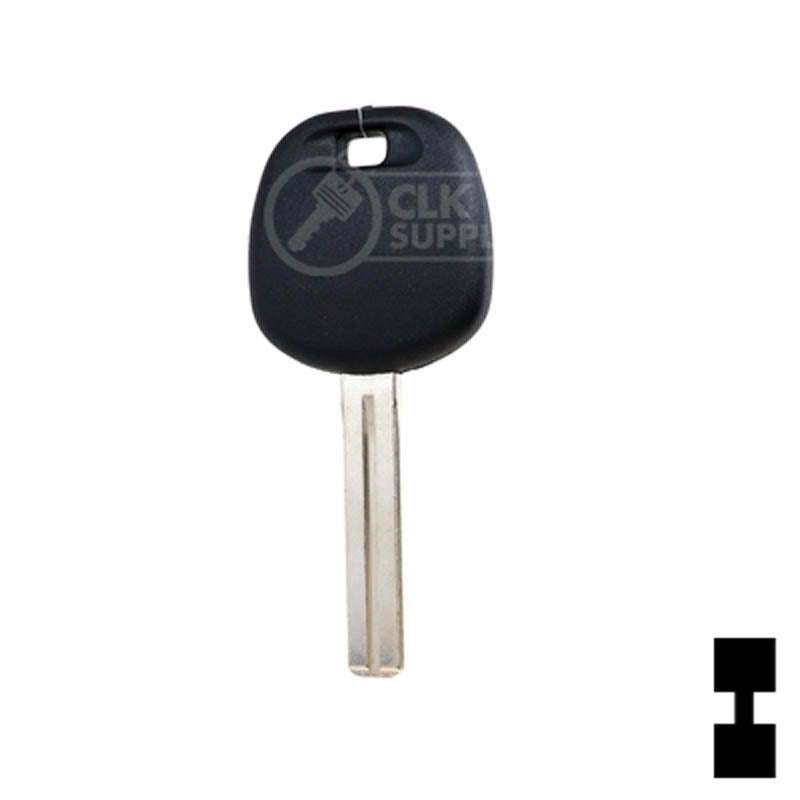 Uncut Transponder Key Blank | Lexus | Short TOY50-PT Automotive Key LockVoy