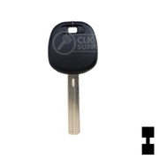 Uncut Transponder Key Blank | Lexus | Short TOY50-PT Automotive Key LockVoy