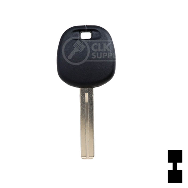 Uncut Transponder Key Blank | Lexus | Short TOY50-PT Automotive Key LockVoy