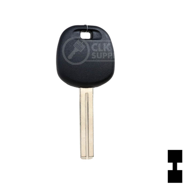Uncut Transponder Key Blank | Lexus | Short TOY50-PT Automotive Key LockVoy