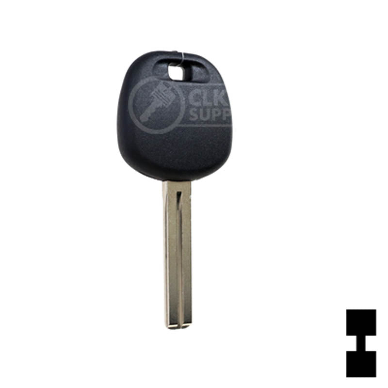 Uncut Transponder Key Blank | Lexus | Short TOY50-PT Automotive Key LockVoy