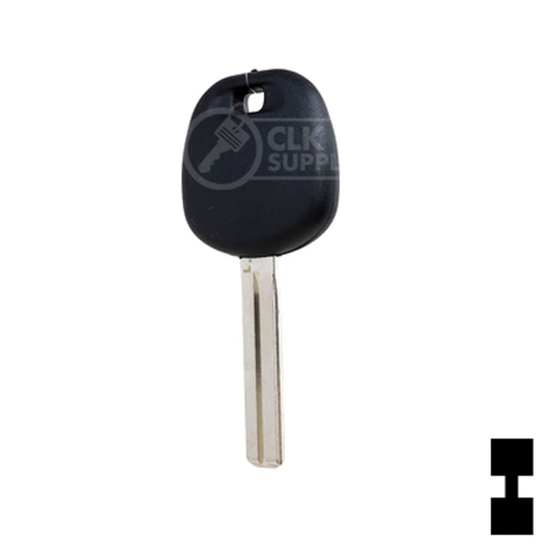Uncut Transponder Key Blank | Lexus | Short TOY50-PT Automotive Key LockVoy