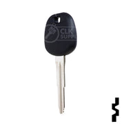 Uncut Transponder Key Blank | Lexus | Toyota TOY57PT Automotive Key LockVoy