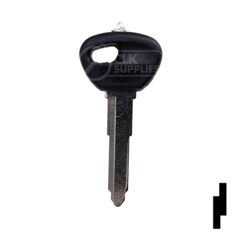 Uncut Transponder Key Blank | Mazda | MAZ24RT5, 692080 Automotive Key LockVoy