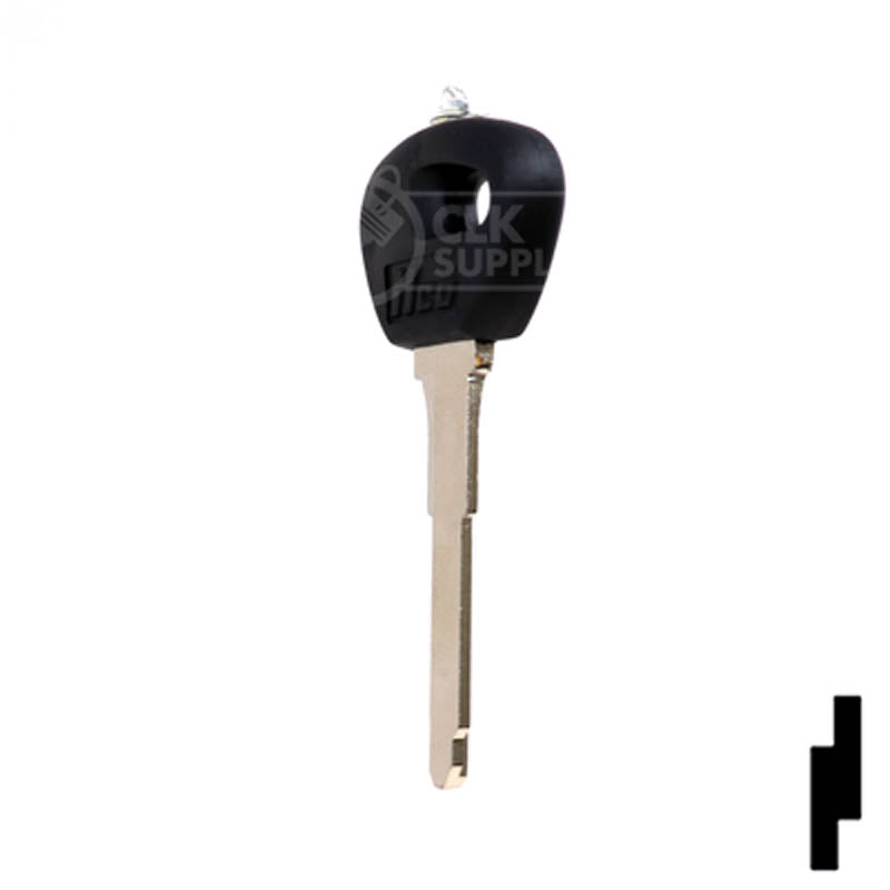 Uncut Transponder Key Blank | Mazda | MAZ24RT5, 692080 Automotive Key LockVoy