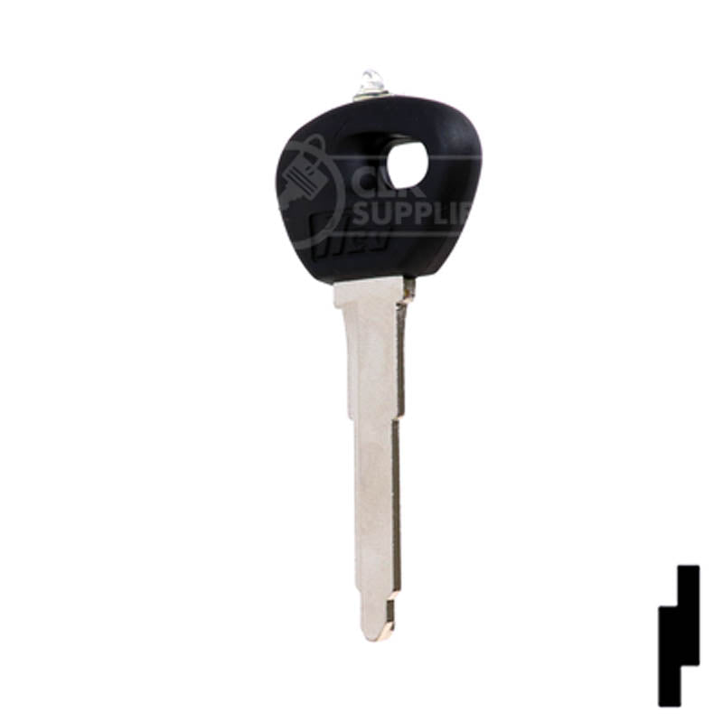 Uncut Transponder Key Blank | Mazda | MAZ24RT5, 692080 Automotive Key LockVoy