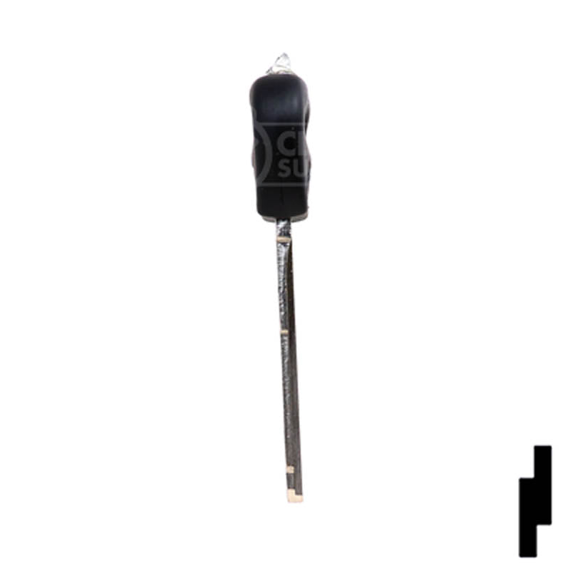 Uncut Transponder Key Blank | Mazda | MAZ24RT5, 692080 Automotive Key LockVoy