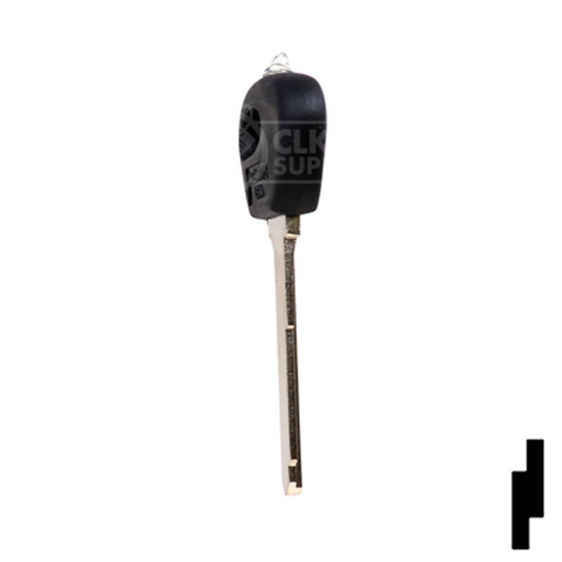 Uncut Transponder Key Blank | Mazda | MAZ24RT5, 692080 Automotive Key LockVoy