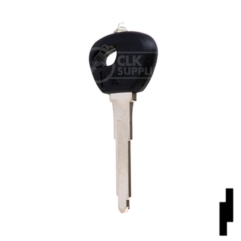 Uncut Transponder Key Blank | Mazda | MAZ24RT5, 692080 Automotive Key LockVoy