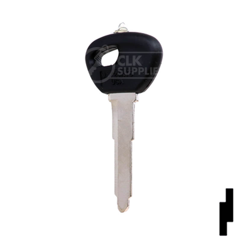 Uncut Transponder Key Blank | Mazda | MAZ24RT5, 692080 Automotive Key LockVoy
