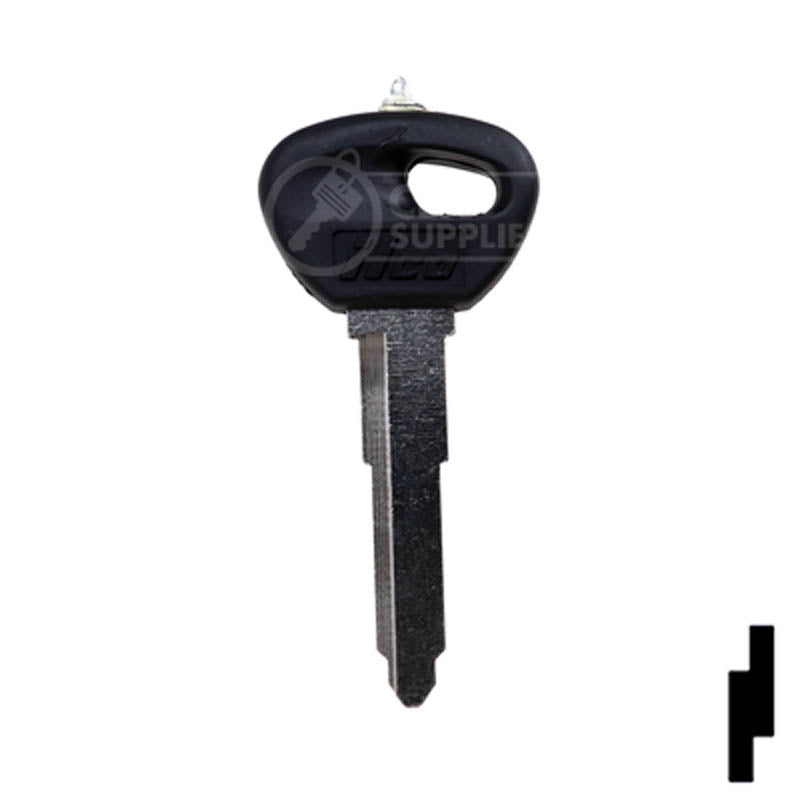 Uncut Transponder Key Blank | Mazda | MAZ24RT5, 692080 Automotive Key LockVoy