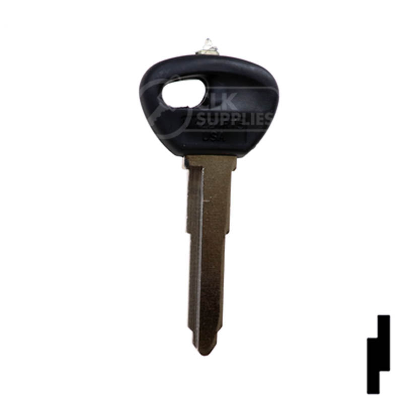 Uncut Transponder Key Blank | Mazda | MAZ24RT5, 692080 Automotive Key LockVoy