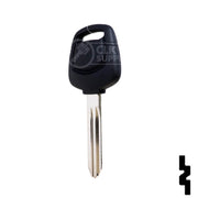 Uncut Transponder Key Blank | Nissan | Infiniti | NI01T, NI02T, 692061 Automotive Key LockVoy
